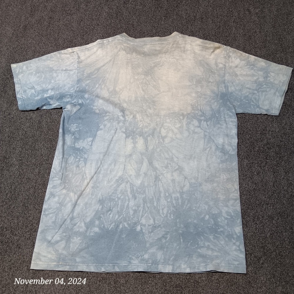 Vintage The Mountain Shirt Adult Medium Blue Grizzly Bears Cubs Robert Apple - Picture 6 of 6